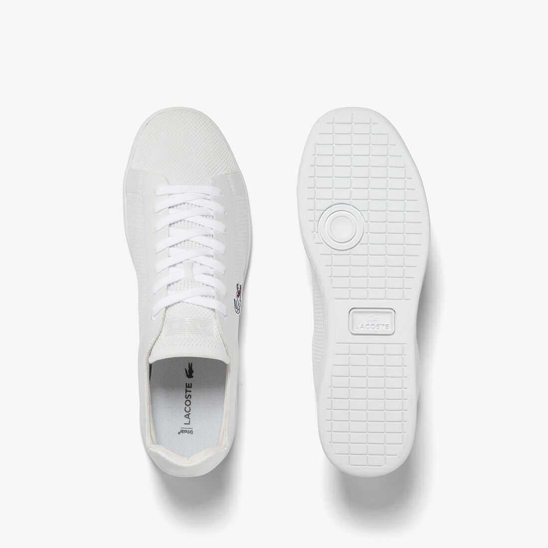 سنيكرز لاكوست كارنابي قماش بيكيه للرجال Men's Lacoste Carnaby Piquée Textile Trainers - 45SMA0080-18C