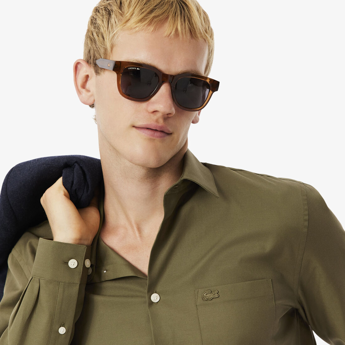 Regular Fit Cotton Poplin Shirt Regular Fit Cotton Poplin Shirt - CH8522-00-E9F