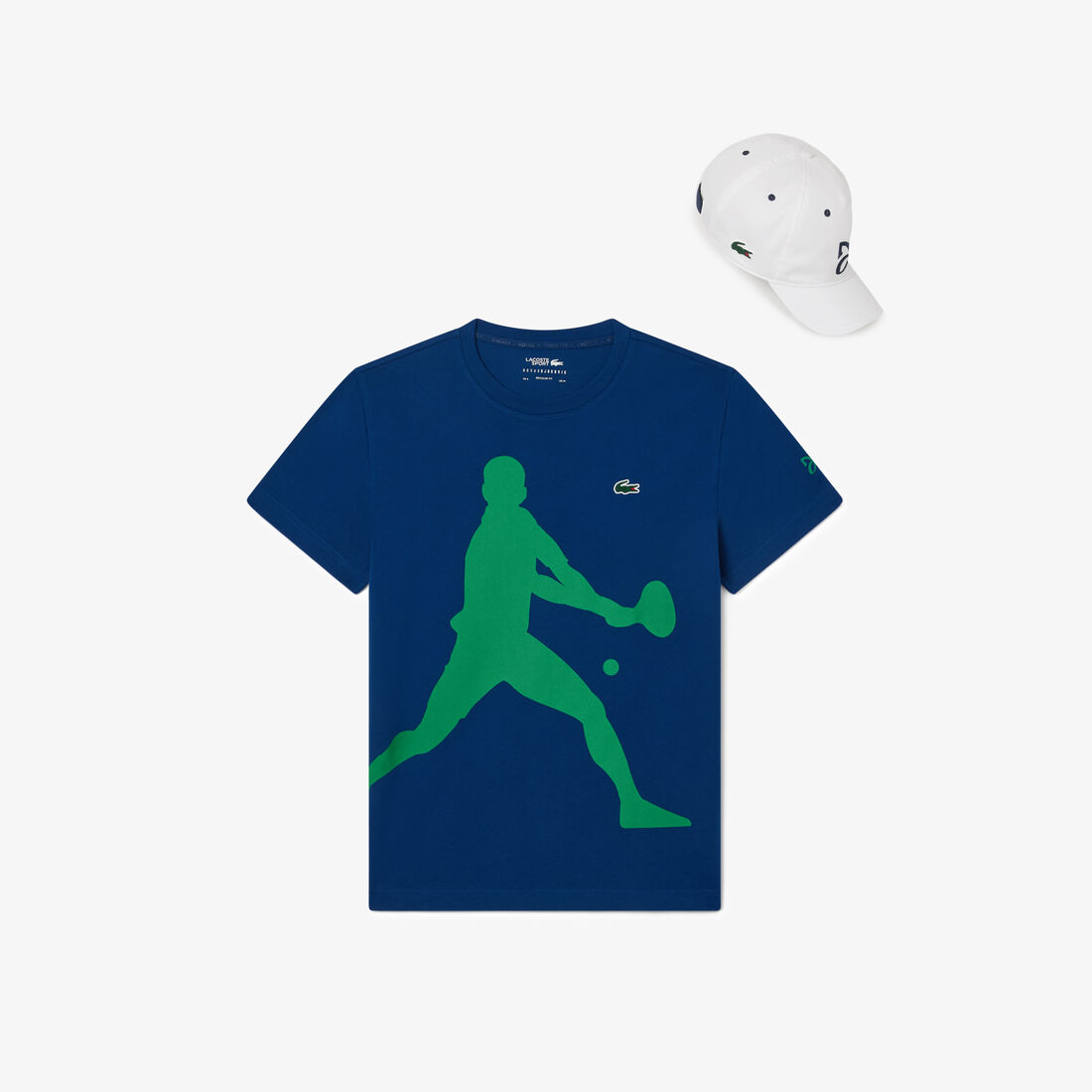 Lacoste Tennis x Novak Djokovic T-shirt and Cap Set Lacoste Tennis x Novak Djokovic T-shirt and Cap Set - TH7516-00-HBM