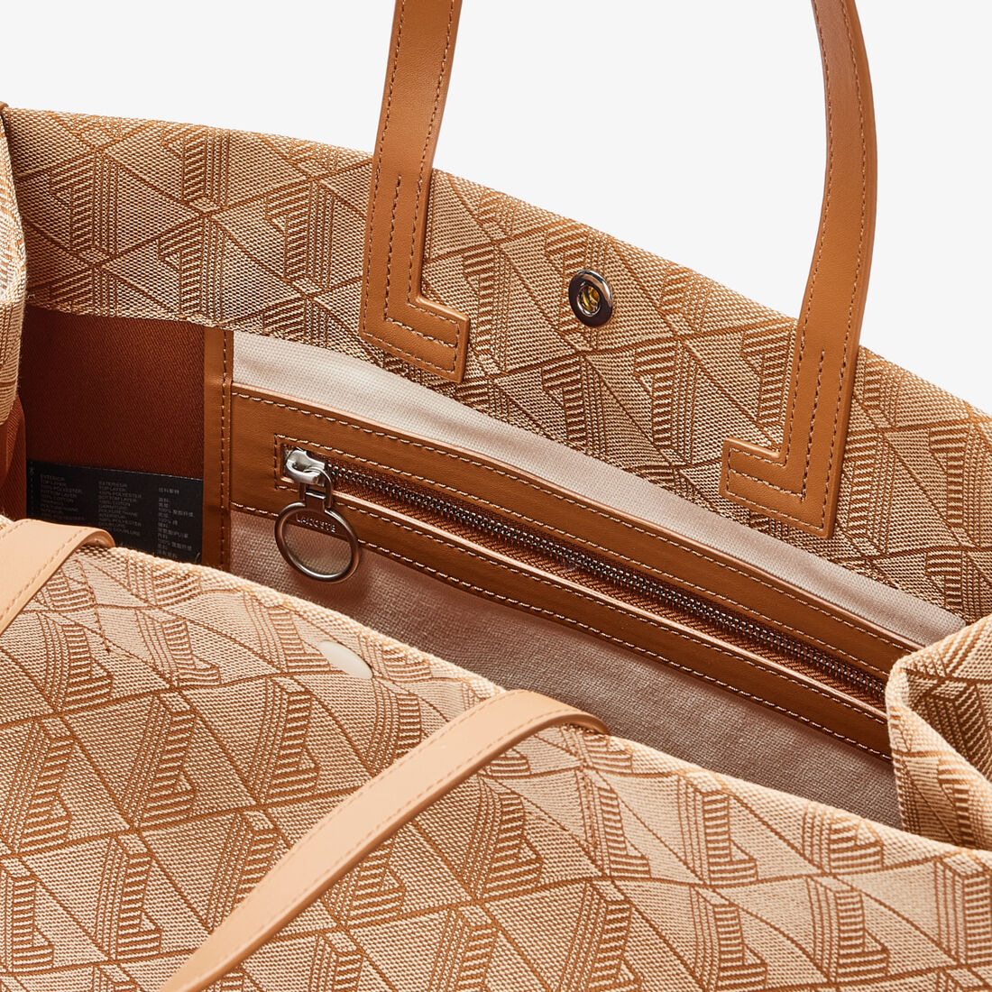 Large Heritage Print Jacquard Tote Large Heritage Print Jacquard Tote - NF4515HK-N79