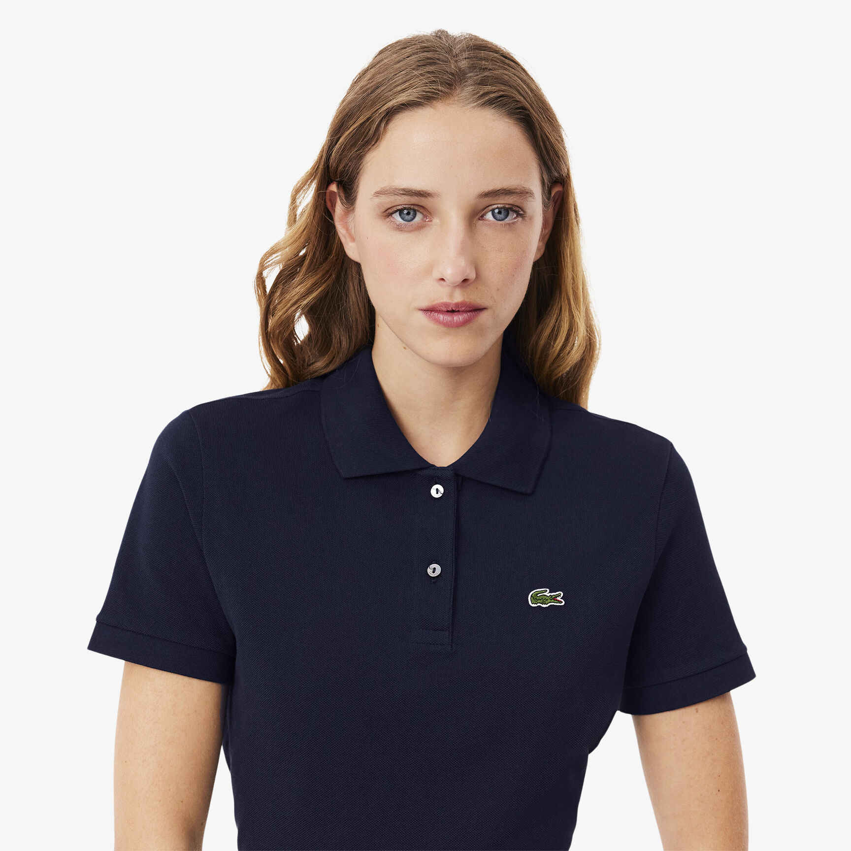 Women's Lacoste Regular Fit Soft Cotton Petit Pique Polo Shirt Women's Lacoste Regular Fit Soft Cotton Petit Pique Polo Shirt - PF7839-00-166