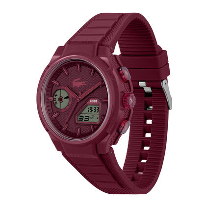 Lacoste Mens Cherry Dial Watch