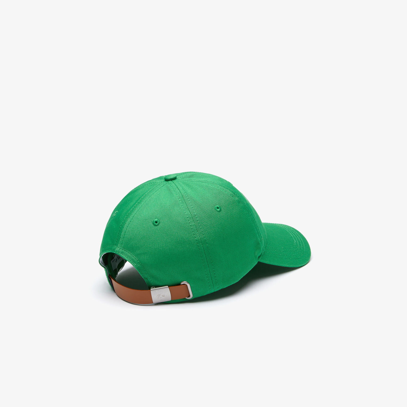 قبعة كاب قطنية بخطوط متباينة اللون وشعار التمساح كبير الحجم للرجال