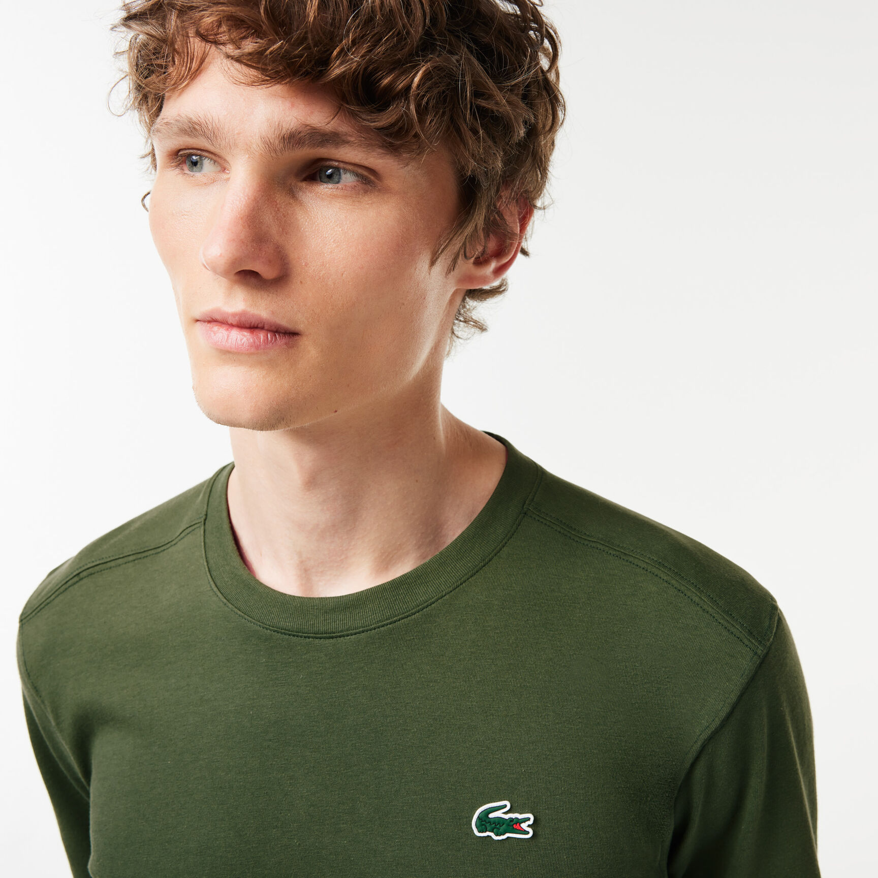 تي شيرت رياضي من القطن فائق الجفاف Men's Lacoste SPORT Breathable T-shirt - TH7618-00-SMI
