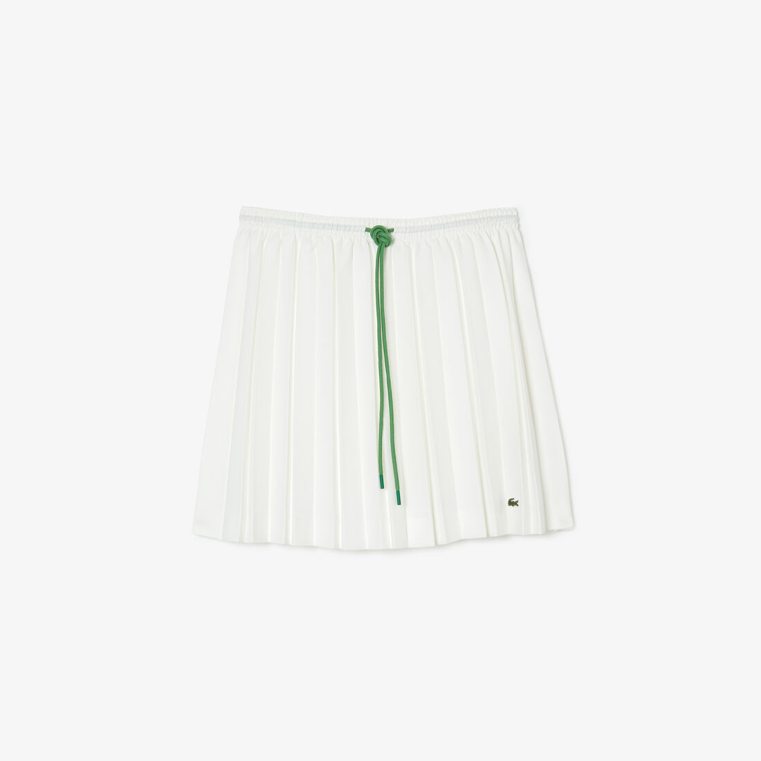 Women&rsquo;s Lacoste L!VE Heritage Short Pleated Drawstring Skirt
