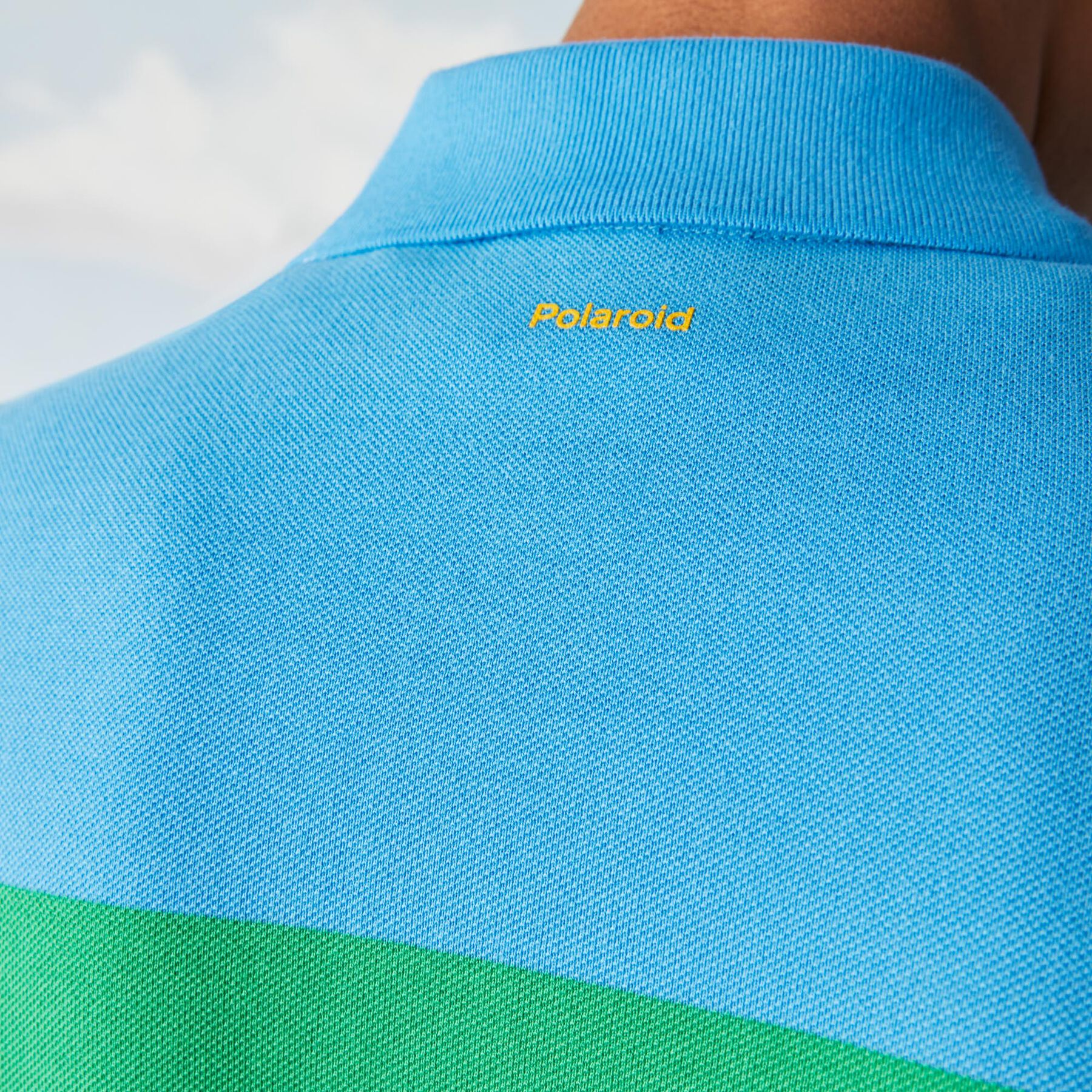 Men’s Polaroid Collaboration Color Striped Classic Fit Polo lacoste men s polaroid collaboration color striped classic fit polo