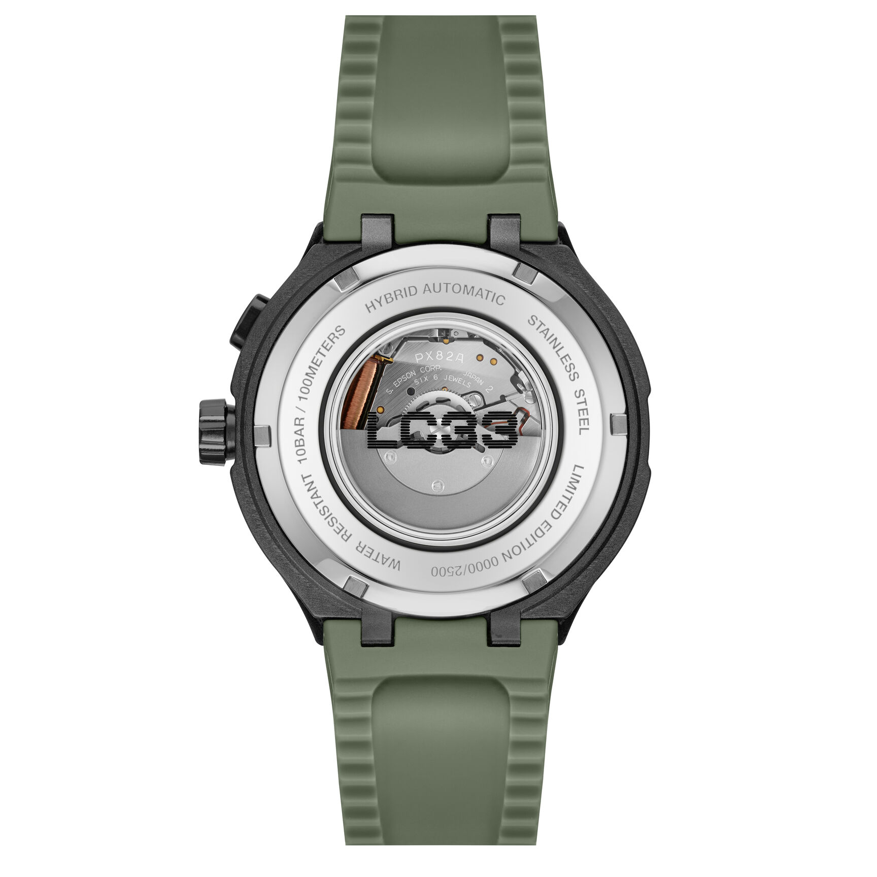 LC33 Green Silicone Watch LC33 Green Silicone Watch - 2011466-GRN