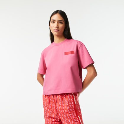Women’s Lacoste Oversized Cotton Jersey T-shirt