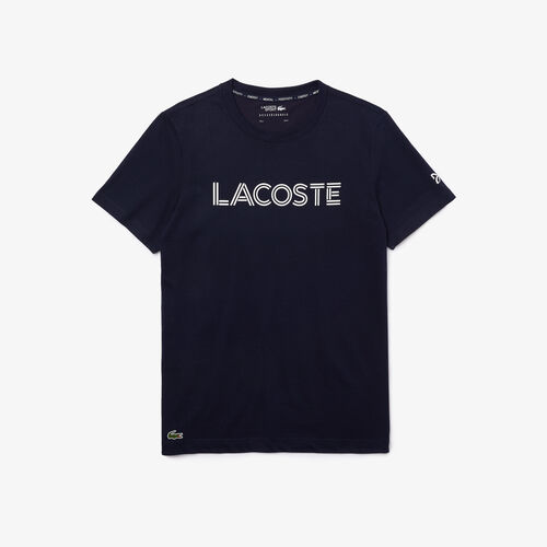 Men’s Lacoste Sport X Novak Djokovic Breathable Print T-shirt