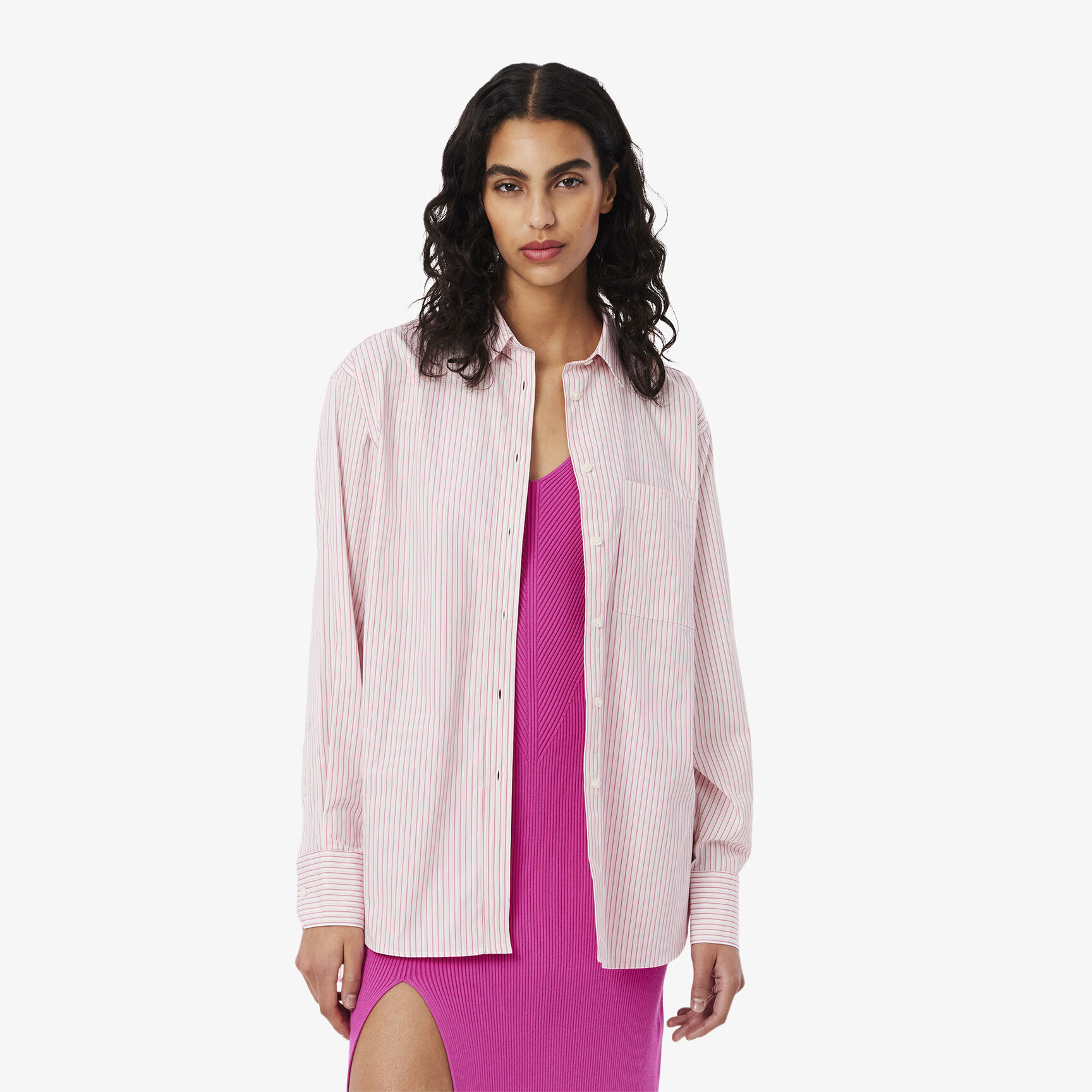 Oversized Cotton Poplin Shirt Oversized Cotton Poplin Shirt - CF0215-00-FLI