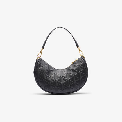 Maheki Embossed Leather Half Moon Purse Maheki Embossed Leather Half Moon Purse