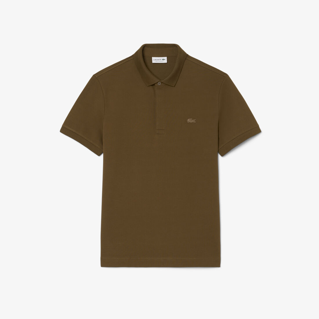 lacoste regular fit paris stretch pique polo shirt