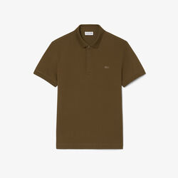 lacoste regular fit paris stretch pique polo shirt