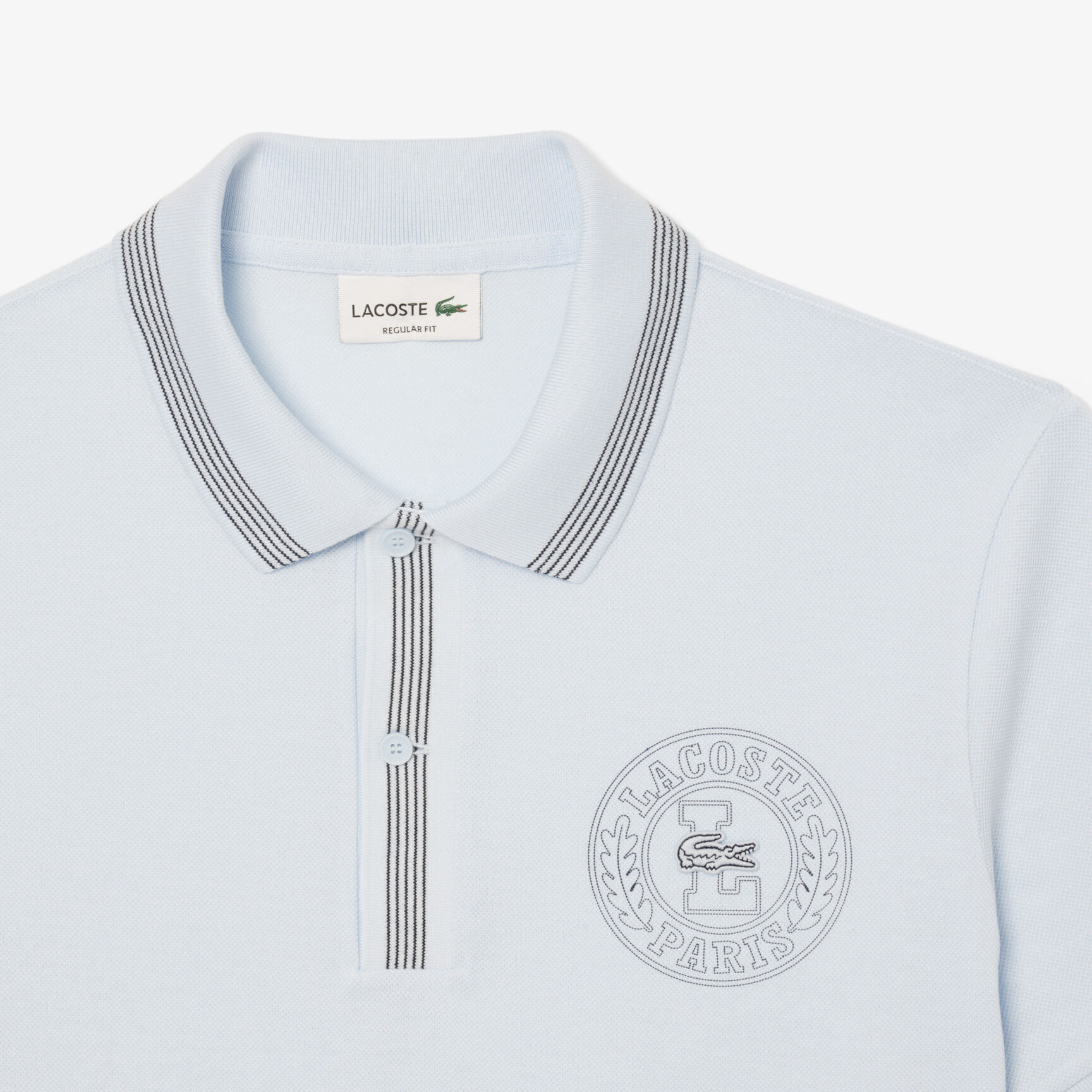 Regular Fit L.12.12 Badge Print Polo Shirt - PH9960-00-T01