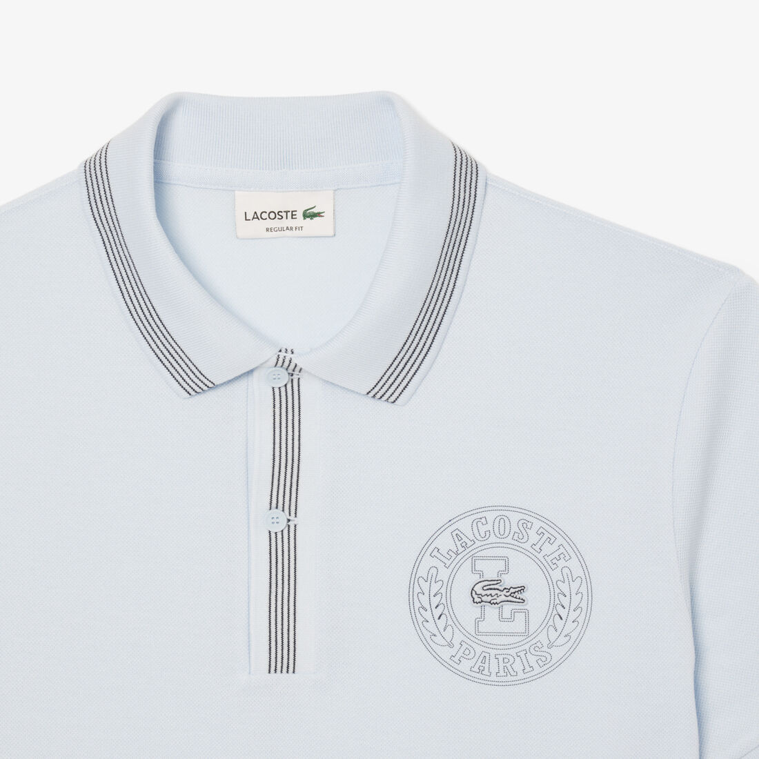 Regular Fit L.12.12 Badge Print Polo Shirt Regular Fit L.12.12 Badge Print Polo Shirt - PH9960-00-T01