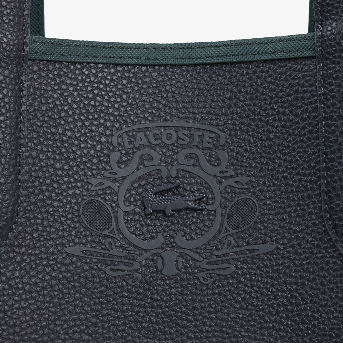 lacoste reversible tote with pouch