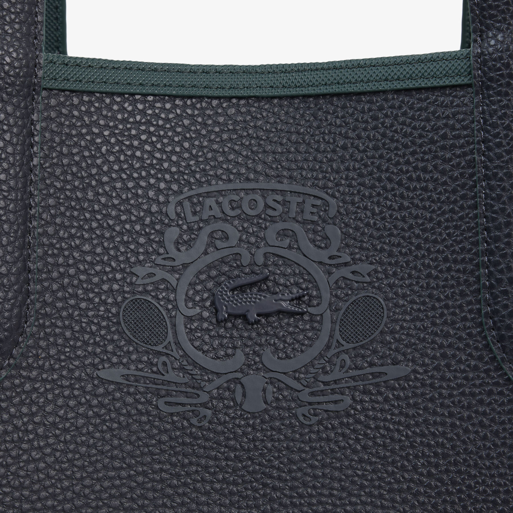 lacoste reversible tote with pouch