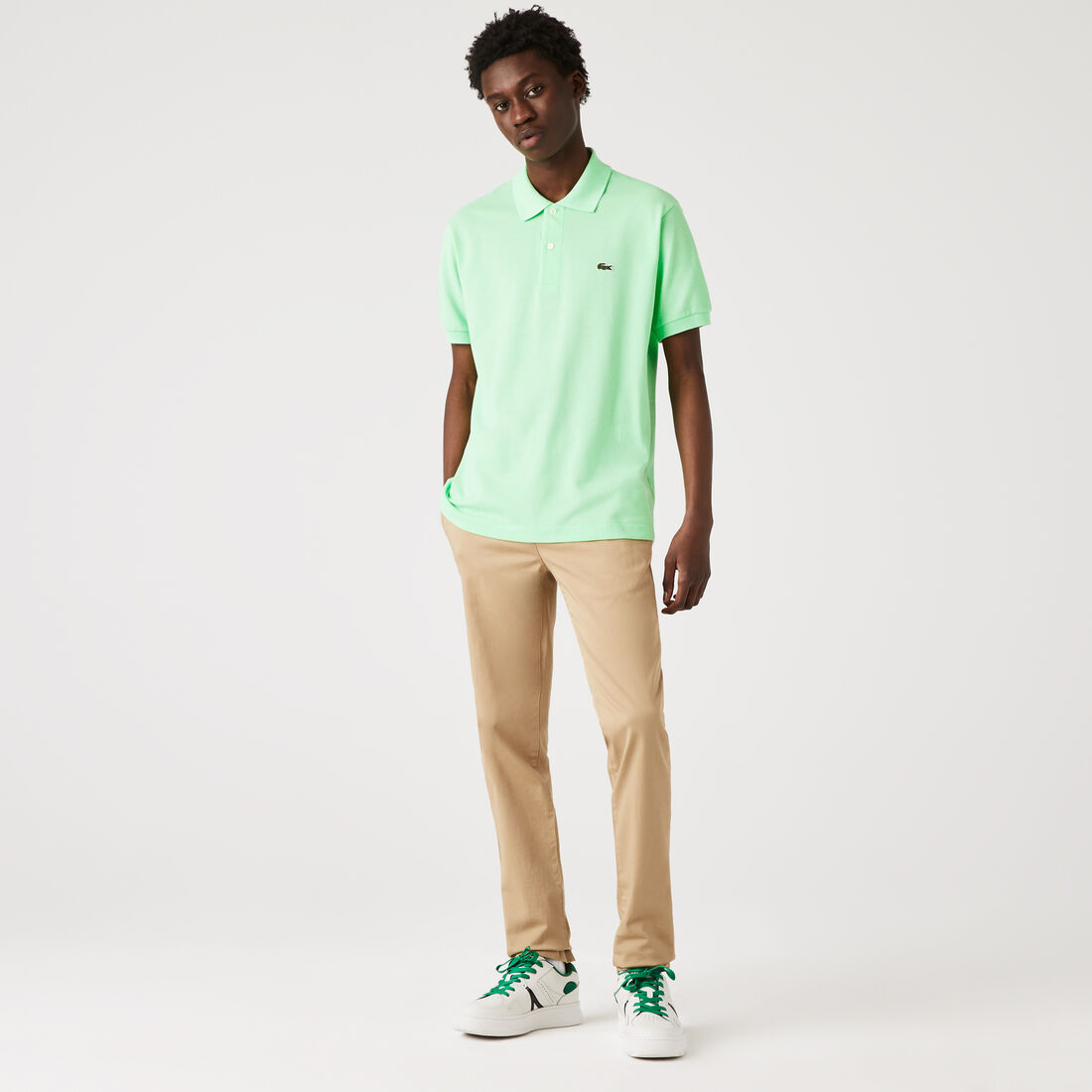 قميص بولو كلاسيكي L.12.12 أصلي Original L.12.12 petit Pique cotton Polo Shirt - L1212-00-0VZ