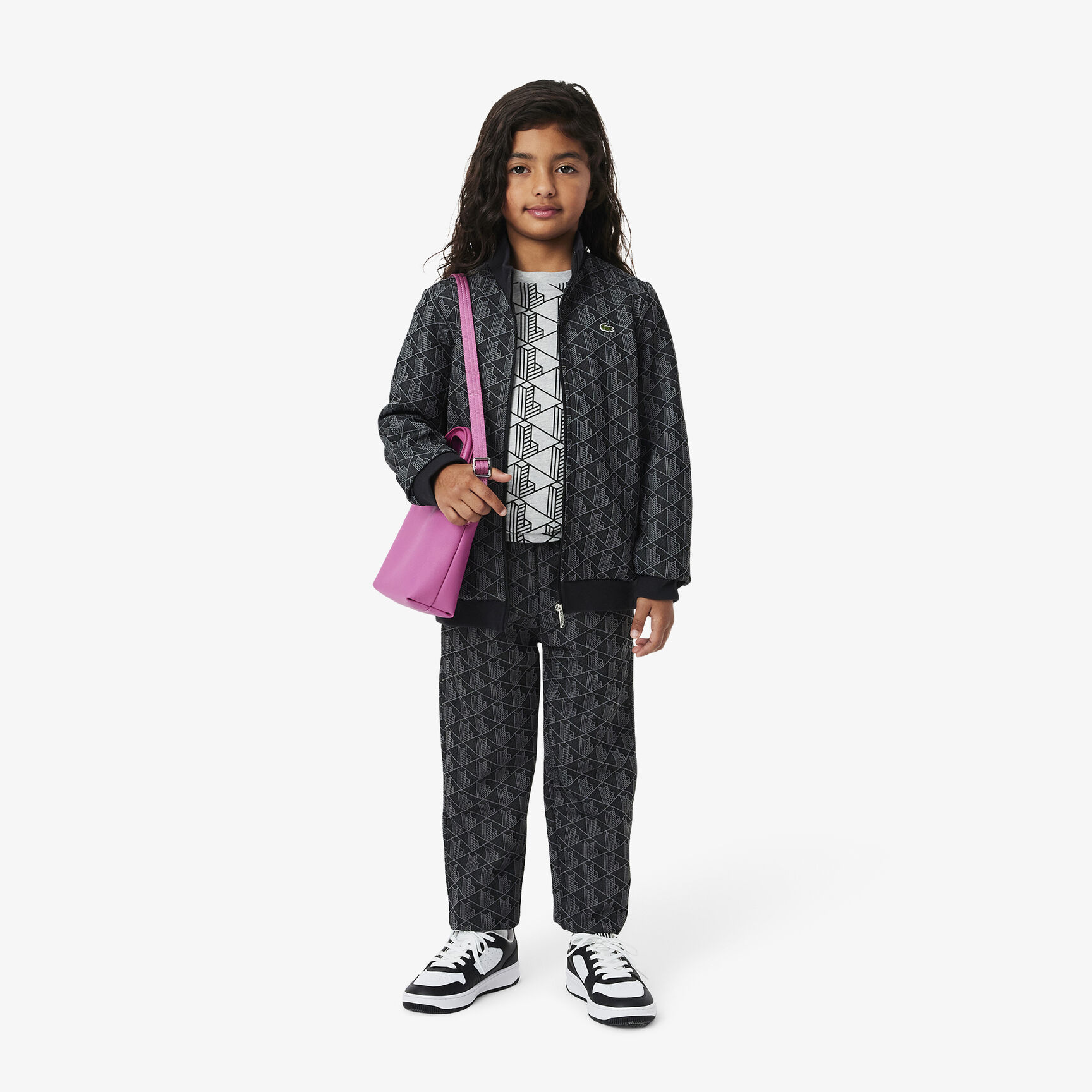 Monogram Print Cotton T-shirt - TJ8411-00-80P