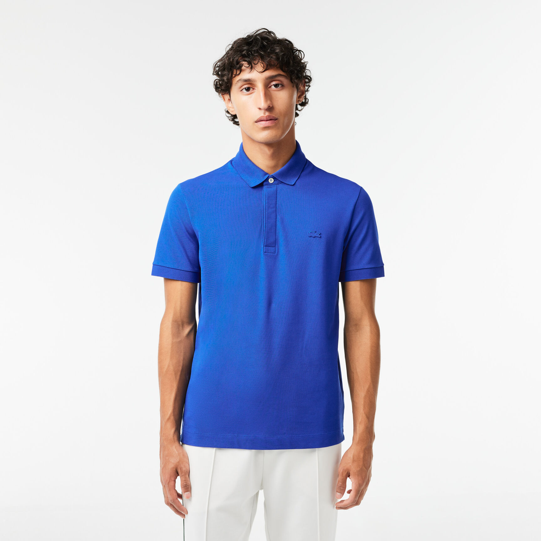 قميص بولو بيكيه باريسي بقصة عادية Smart Paris Polo Shirt Stretch Cotton - PH5522-00-JQ0