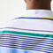 women s lacoste live classic fit scarf neck striped cotton shirt