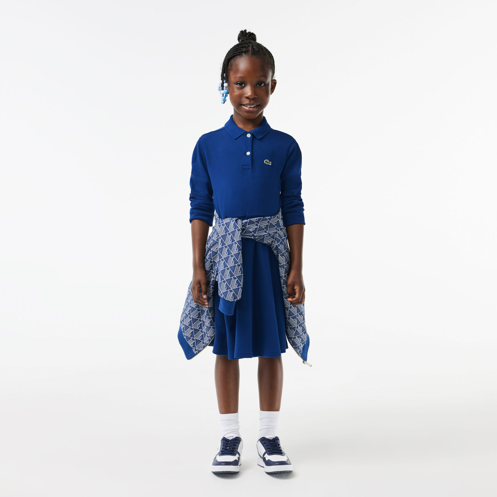 Girls' Lacoste Polo Collar Pique Dress Girls' Lacoste Polo Collar Piqu� Dress - EJ9751-00-F9F