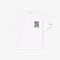 lacoste loose fit thick jersey t shirt