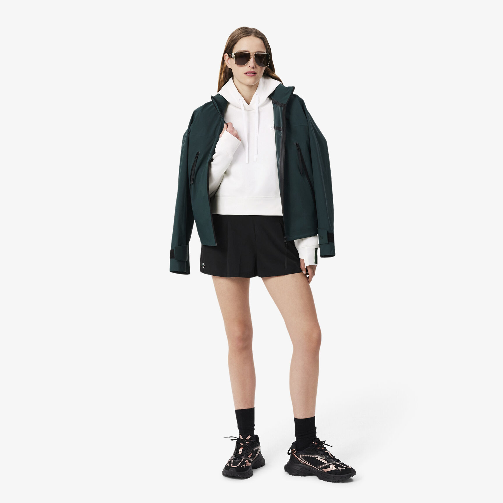 Short Cut Cotton Hoodie - SF0281-00-001