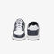 men s lacoste court cage leather heel pop trainers