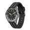 lacoste mainsail black silicone watch