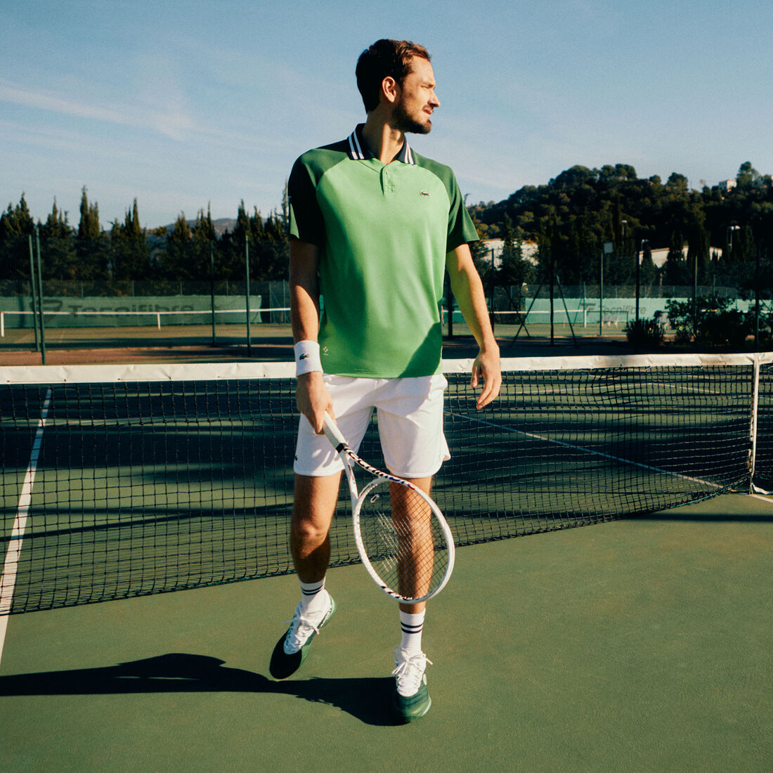 شورت بدلة رياضية من لاكوست سبورت × دانييل ميدفيديف Lacoste Sport x Daniil Medvedev Sportsuit Shorts - GH7403-00-001