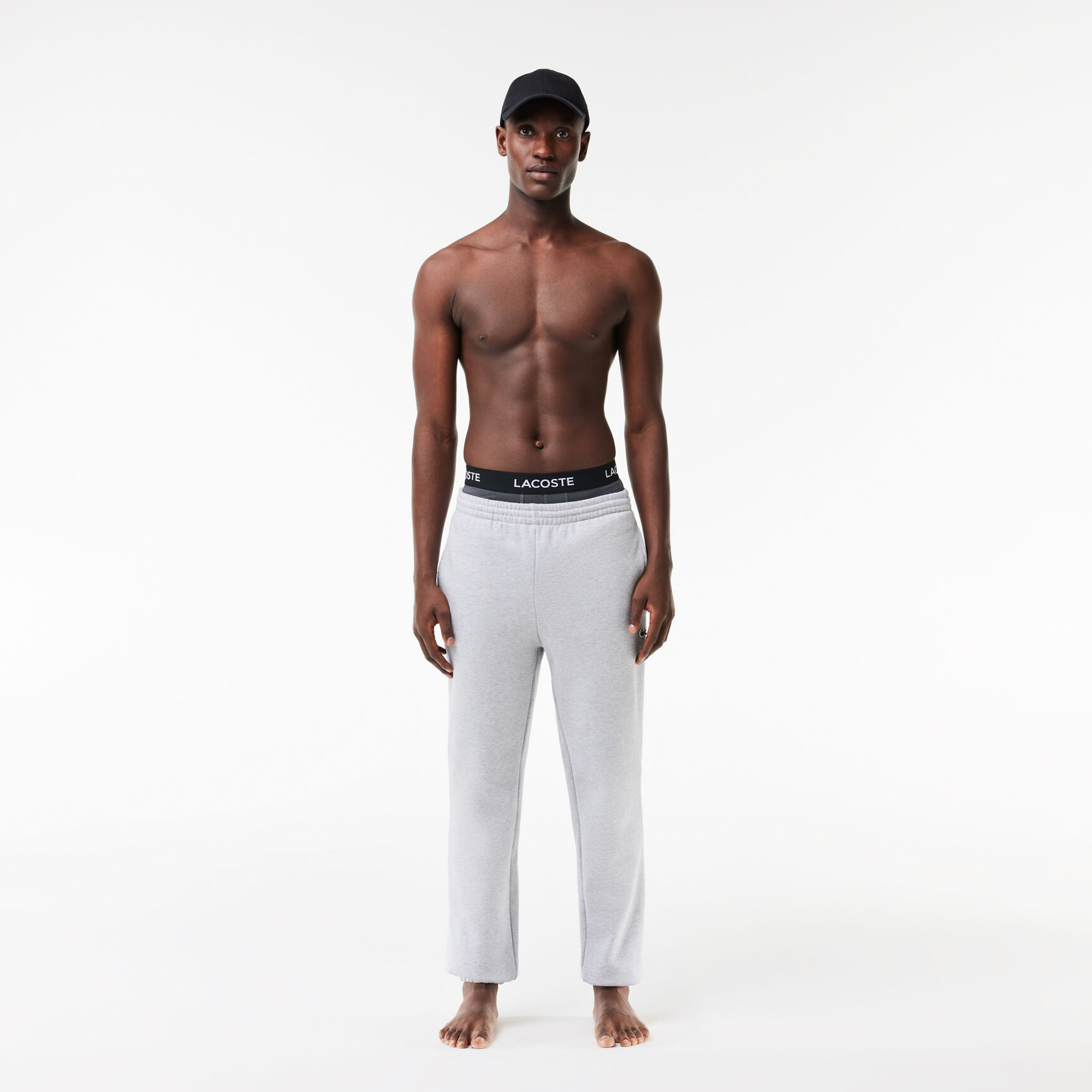 طقم بوكسر لاكوست قطن مطاطي للرجال، 5 قطع Men's 5-pack Lacoste Stretch Cotton Trunks - 5H5203-00-XB4