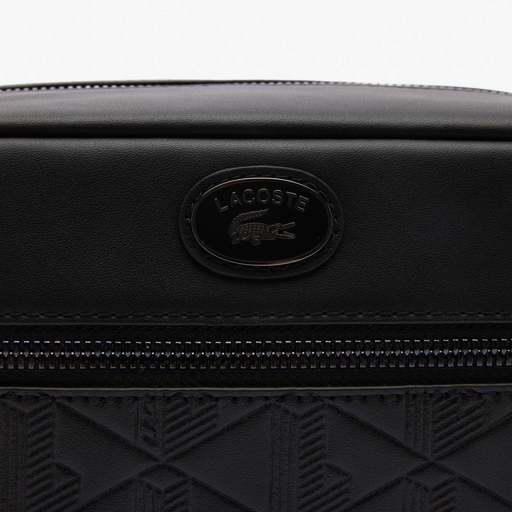 Leather Monogram Print Pouch Purse - NH4398MR-000