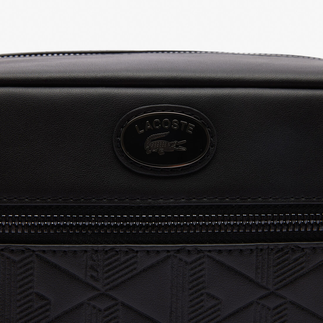 محفظة جلدية بطبعة مونوغرام Leather Monogram Print Pouch Purse - NH4398MR-000