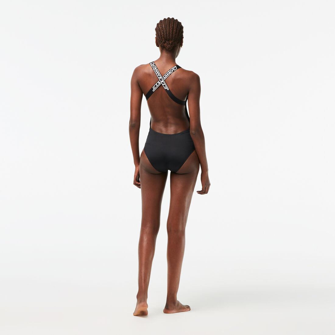 لباس سباحة لاكوست قطعة واحدة بوليستر معاد تدويره للنساء لباس سباحة لاكوست قطعة واحدة بوليستر معاد تدويره للنساء