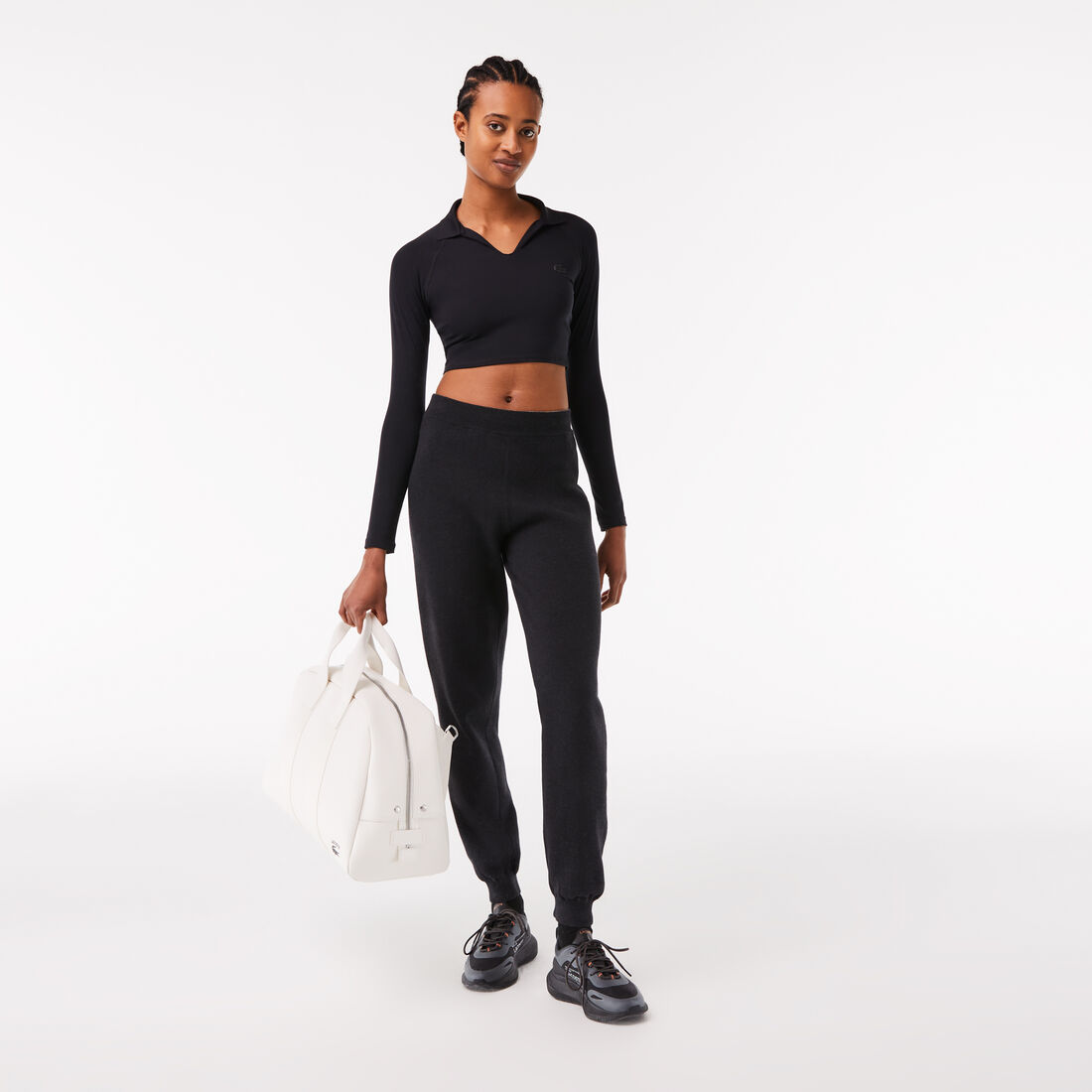 تيشيرت بولو لاكوست قصير بفتحات للإبهام للنساء Women's Lacoste Short Thumb Hole Polo Shirt - DF0951-00-031