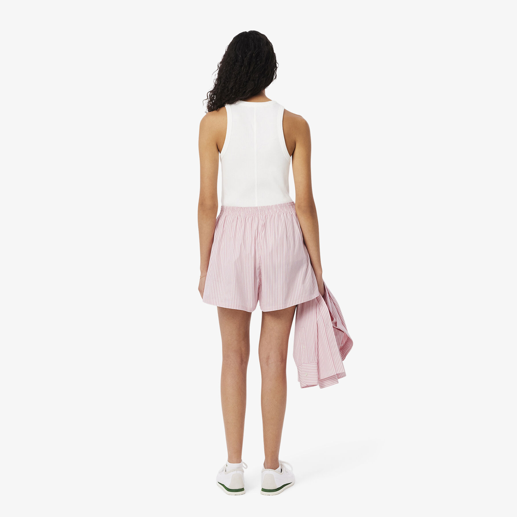 Wide Fit Lightweight Striped Poplin Shorts lacoste wide fit lightweight striped poplin shorts