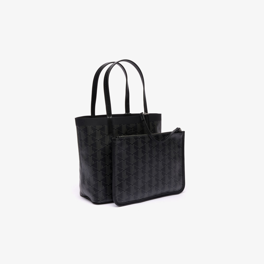 حقيبة توت صغيرة كانفا مغلفة بنقشة شعار الماركة من مجموعة زيلي Zely Coated Canvas Monogram Small Tote - NF4338ZE-H45