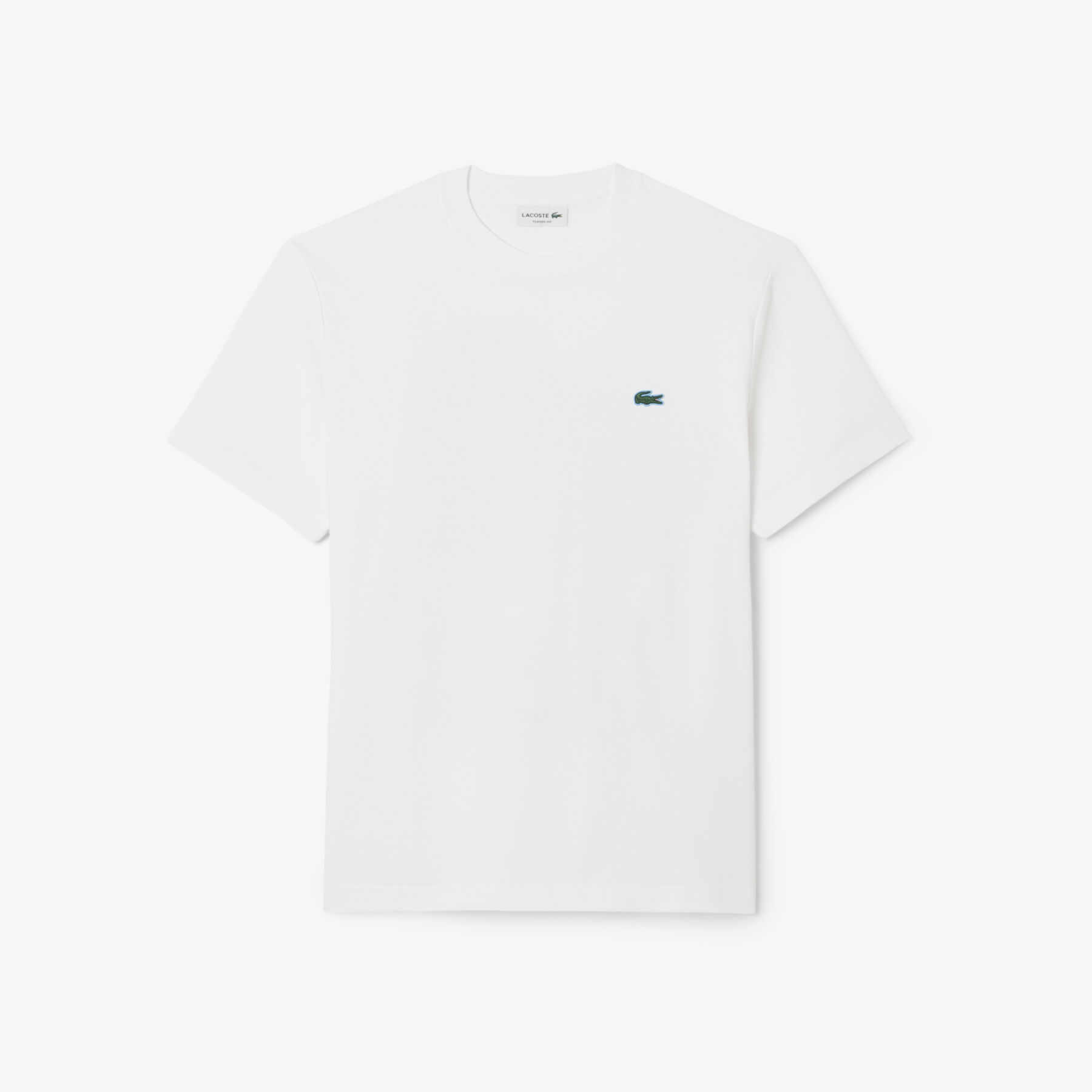 lacoste printed jersey t shirt