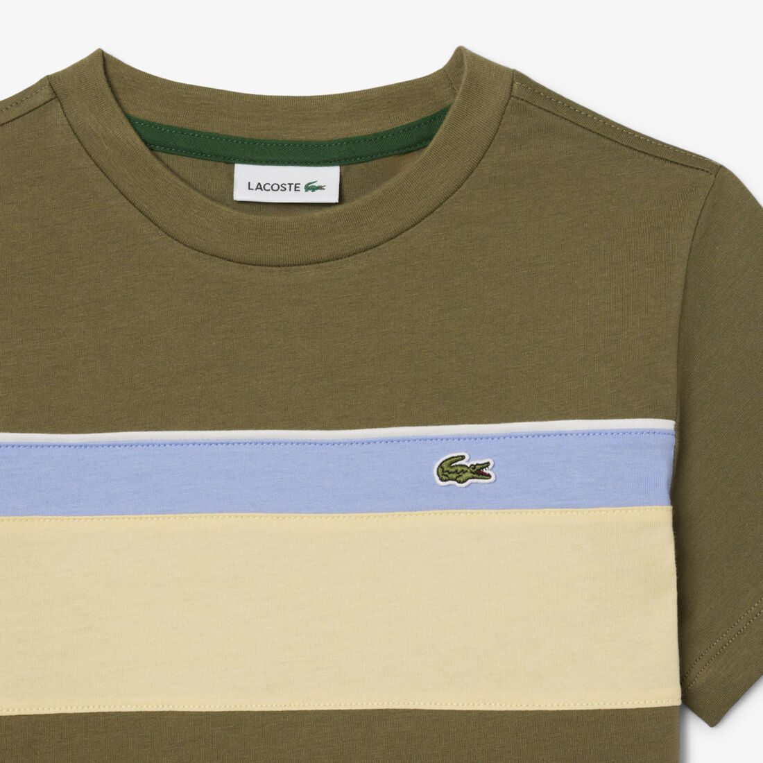 Cotton Colour-Block T-shirt Cotton Colour-Block T-shirt - TJ0863-00-5JB