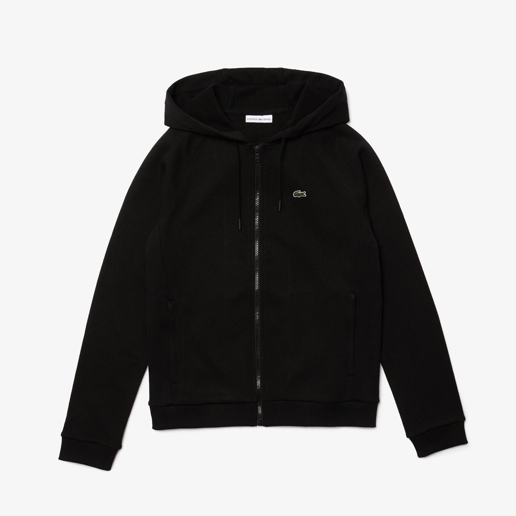 سويت شيرت للتنس من الصوف بسحاب وغطاء رأس مجموعة Lacoste SPORT للنساء سويت شيرت للتنس من الصوف بسحاب وغطاء رأس مجموعة Lacoste SPORT للنساء