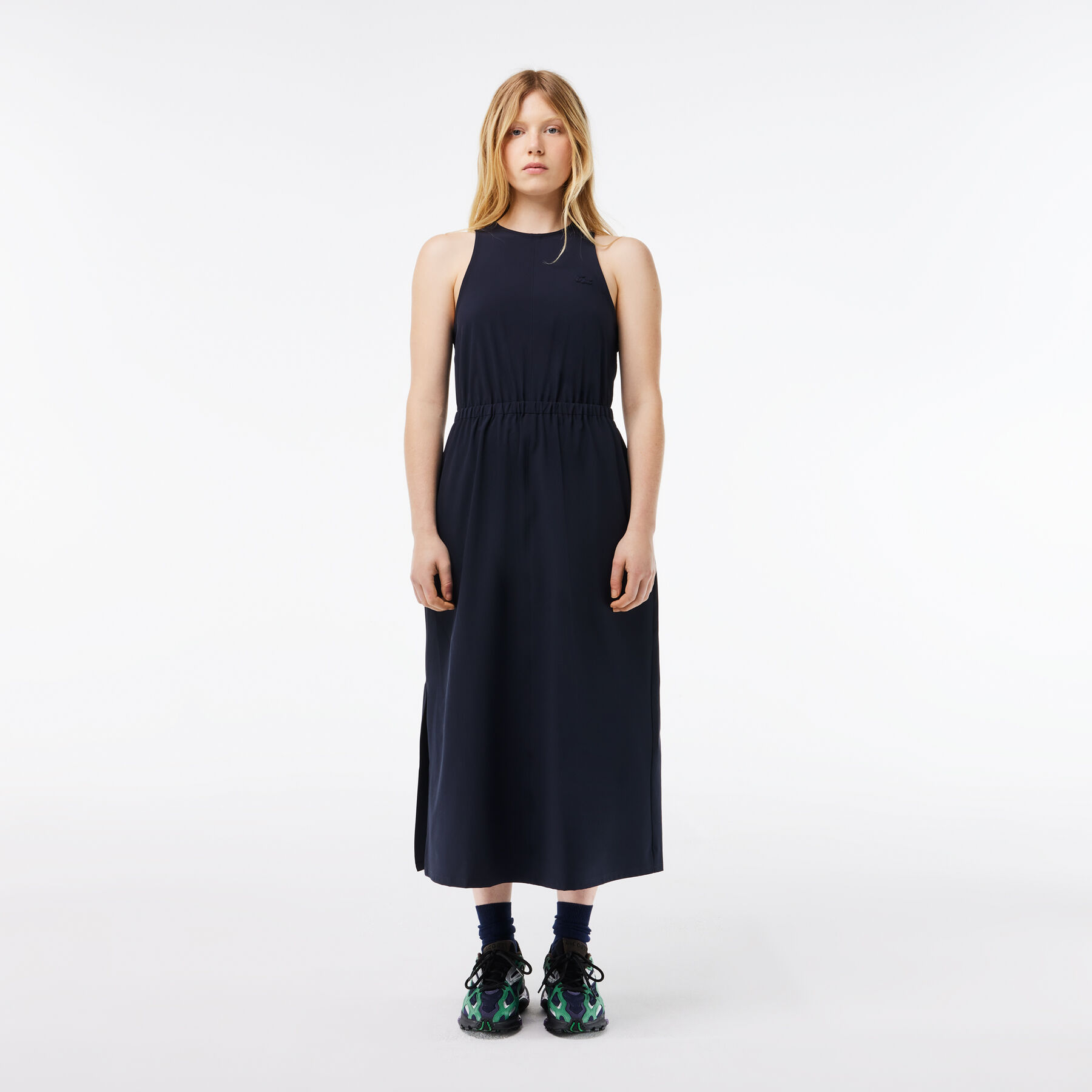 Sleeveless Open Back Dress lacoste sleeveless open back dress