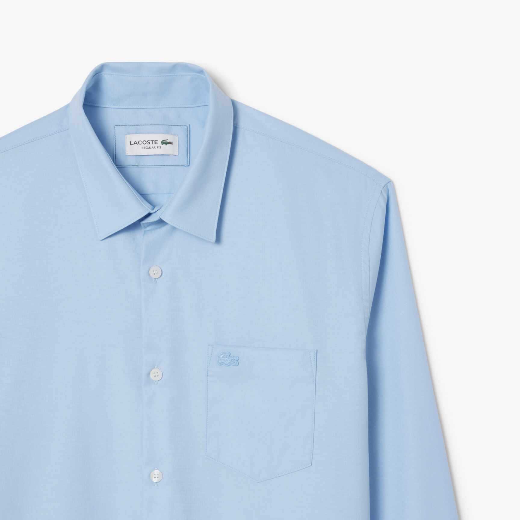 قميص بوبلين قطني بقصّة عادية Regular Fit Cotton Poplin Shirt - CH8522-00-HBP