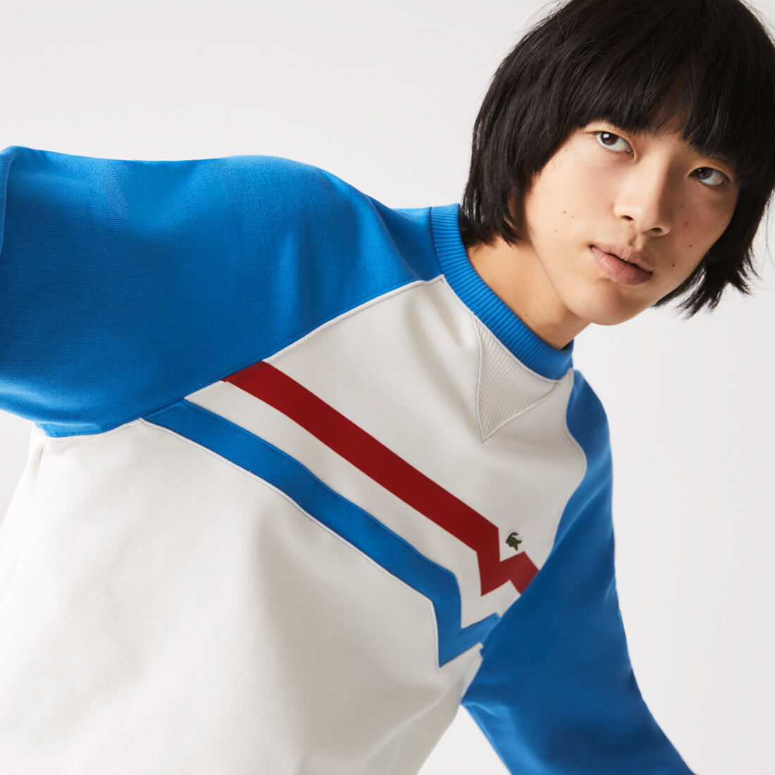 سويت شيرت رجالي مصنوع في فرنسا بقصة ضيقة من الصوف الملون سويت شيرت رجالي مصنوع في فرنسا بقصة ضيقة من الصوف الملون