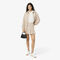Striped Cable Knit Polo Collar Sweater - AF0972-00-70V
