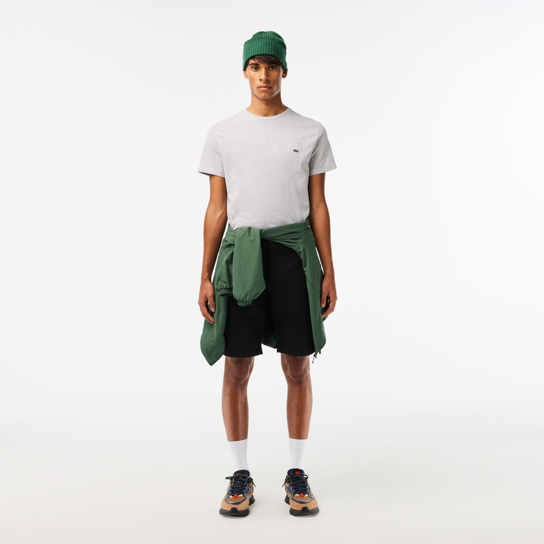 جاكيت لاكوست بنمط فيست مبطن مقاوم للماء للرجال Men's Slim Fit Stretch Cotton Bermuda Shorts - FH2647-00-031