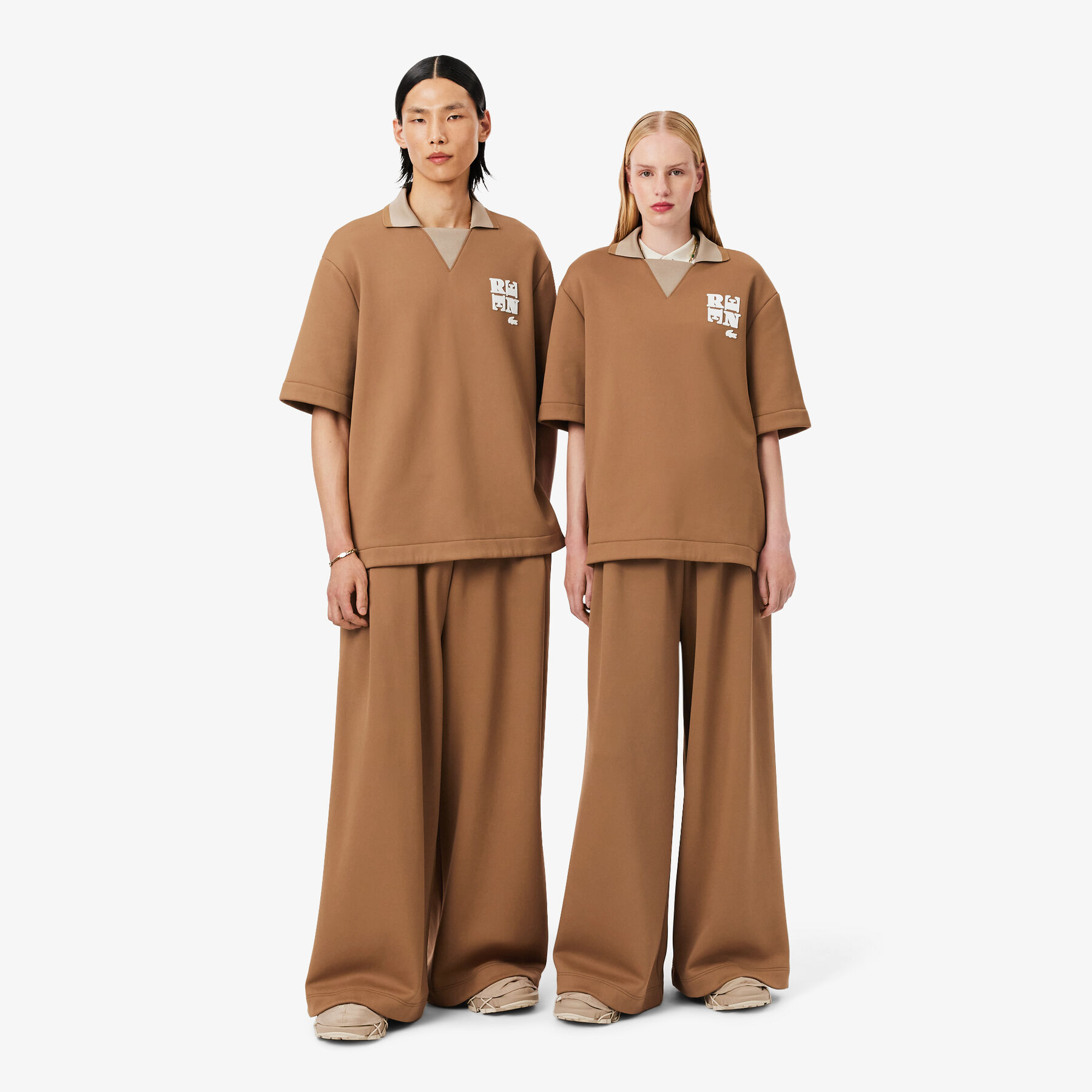 Runway Pleated Satin Joggers lacoste runway pleated satin joggers