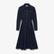 Polo Collar Belted Petit Pique Dress Polo Collar Belted Petit Pique Dress - EF5299-00-166