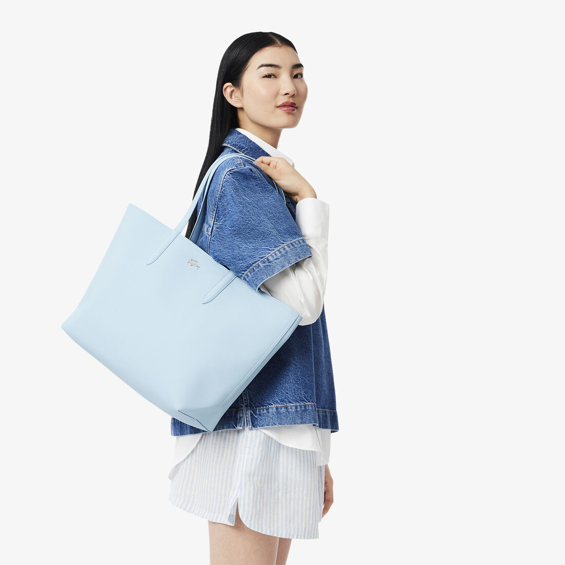 حقيبة آنا القابلة للعكس مع حقيبة صغيرة قابلة للفصل Anna Reversible Tote with Pouch - NF2142AA-Q63