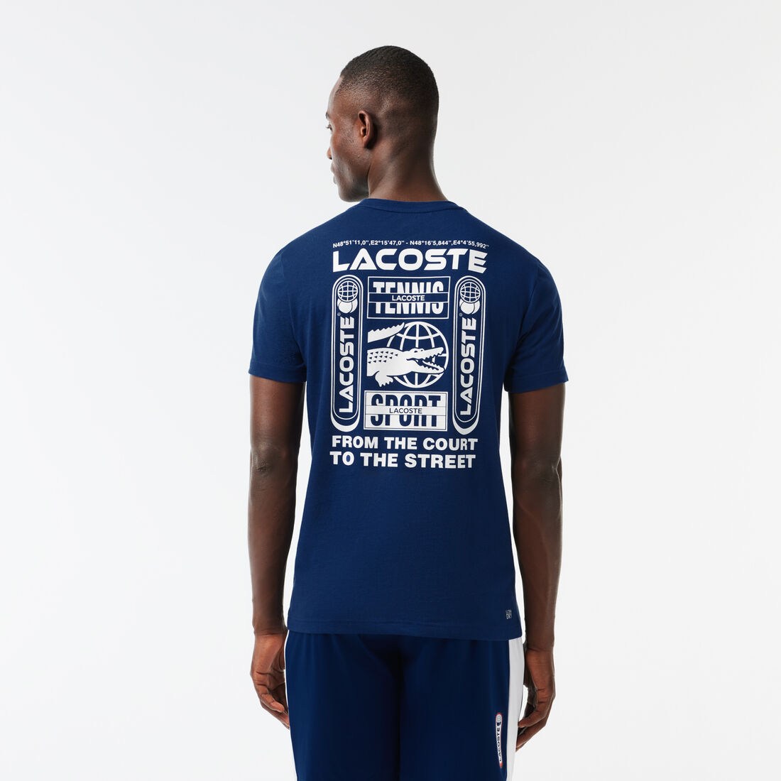 Lacoste Tennis x Daniil Medvedev Regular Fit T-shirt Lacoste Tennis x Daniil Medvedev Regular Fit T-shirt - TH1795-00-F9F